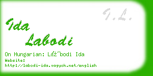 ida labodi business card